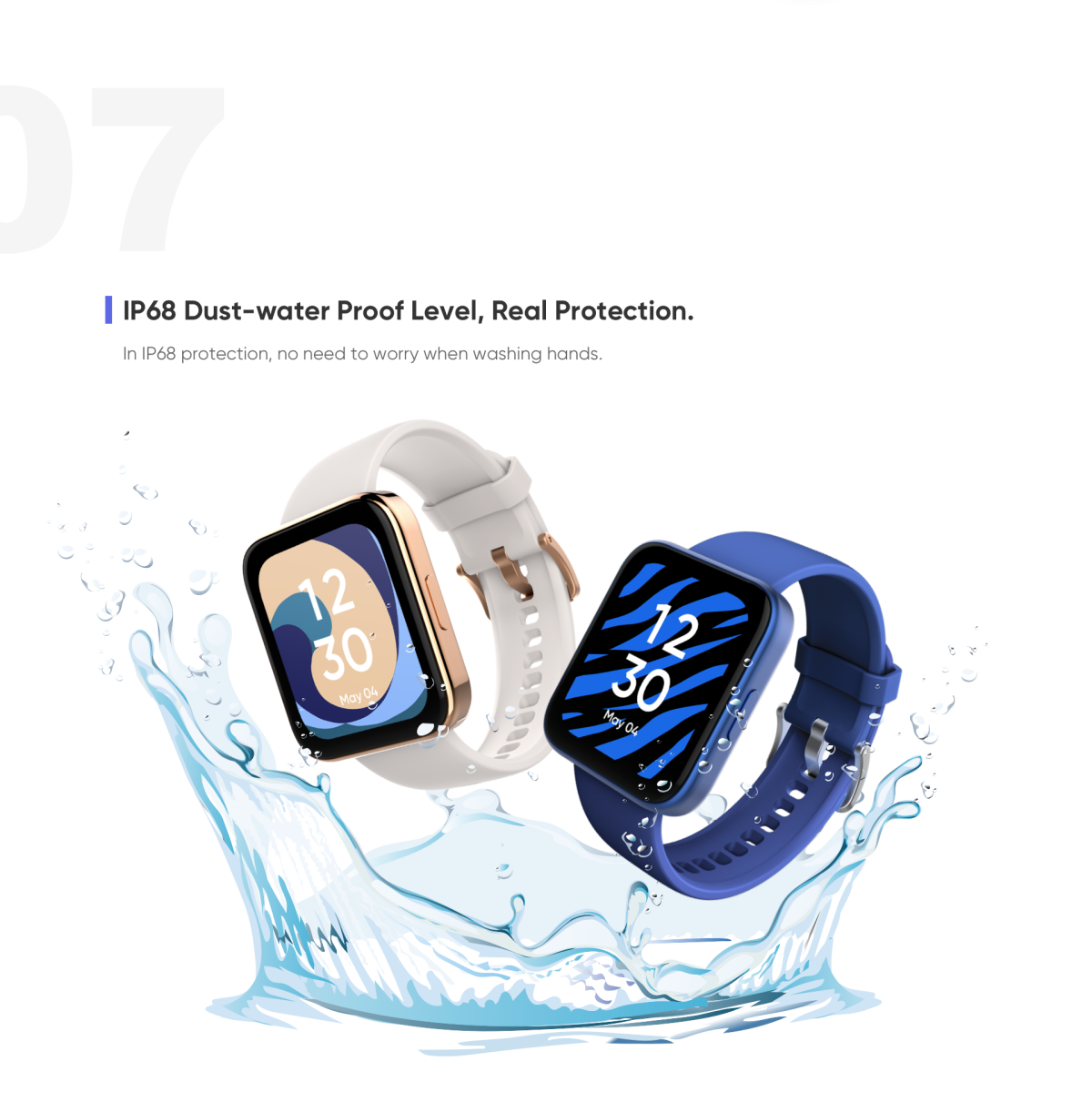sw1 ls460 stylish smart sports watch with large display detail 11