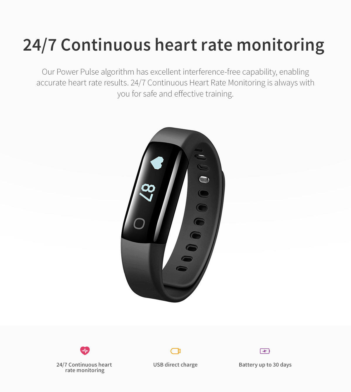  Huawei Band 2 Pro All-in-One Activity Tracker Smart Fitness  Wristband, GPS, Multi-Sport Mode, Heart Rate, Sleep Monitor